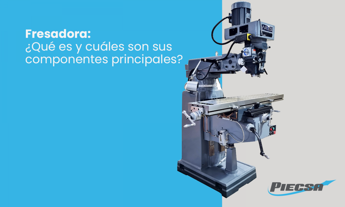 Fresadora CNC: ¿Qué es y cuáles son sus componentes principales?